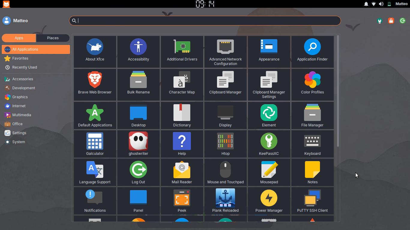 Full Screen preset