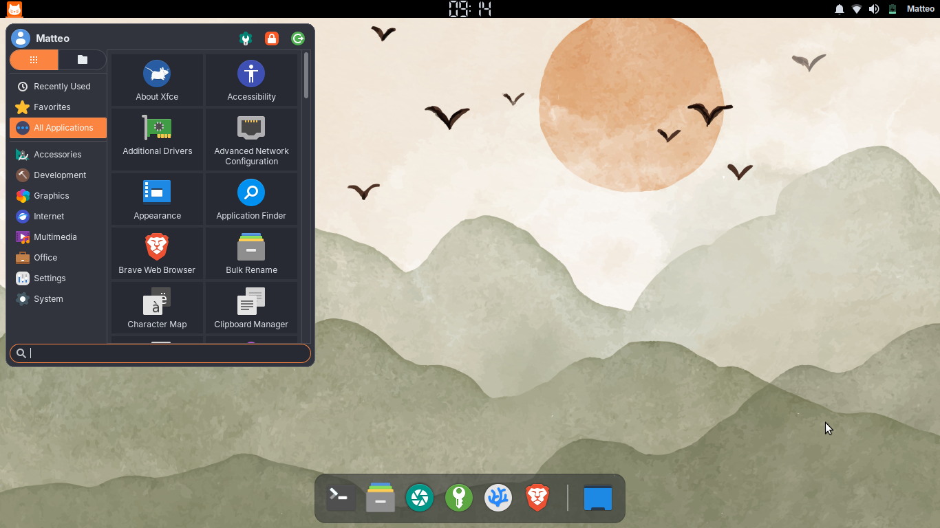 Modern preset